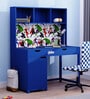Old Timer Avengers Kids Study Table in Blue Colour
