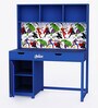 Old Timer Avengers Kids Study Table in Blue Colour