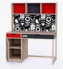 Old Timer Avengers Kids Study Table in Oak Finish