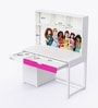 Old Timer Disney Princess Kids Study Table in White Colour