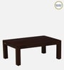 Olfen Sheesham Wood Coffee Table In Scratch Resistant Walnut Finish