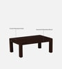 Olfen Sheesham Wood Coffee Table In Scratch Resistant Walnut Finish