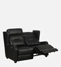 Olhao Leatherette 2 Seater Motorized Recliner in Charcoal Grey Colour