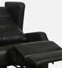 Olhao Leatherette 2 Seater Motorized Recliner in Charcoal Grey Colour