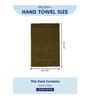 Olive 100% Cotton 380 Gsm Hand Towel 2 Pc