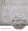 Olive Abstract Polypropylene 5 ft x 2 ft Machine Made Runner