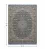 Olive and Beige Persian 3x5 Feet Machine Made Carpet