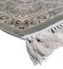 Olive and Beige Persian 3x5 Feet Machine Made Carpet