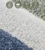 Olive and Blue Abstract Polypropylene 11 ft x 8 ft Machine Made Carpet