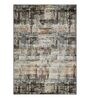 Olive and Rust Abstract 3x5 Feet Machine Made Carpet