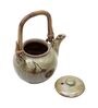 Aviatrix 750ml Green & Brown Ceramic Tea Pot