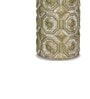 Olive Green Decorative Bold and Vintage Ceramic Cylindrical Shaped Vase