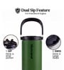 Olive Green DualSip Stainless Steel Double Wall Insulated Tumbler 1.2 Litre
