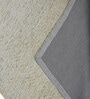 Olive Green Geometric Wool And Cotton 8 X 5 Feet Hand Tufted Carpet