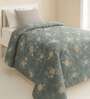 Olive Green Ultrasonic Premium 120 GSM Reversible Ac Single Bed Comforter