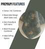 Olive Green Ultrasonic Premium 120 GSM Reversible Ac Single Bed Comforter