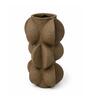 Olive Gris Modern Textured Polyresin Sculptural Flower Vase