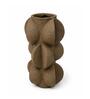 Olive Gris Modern Textured Polyresin Sculptural Flower Vase