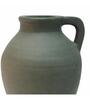 Olive Gris Rustic Minimalist Decorative Vase with Handle
