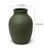 Olive Gris Rustic Minimalist Decorative Vase with Handle