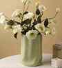 Olive Grove Pinched Textured Vase