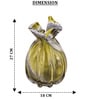 Olive Harmony Glass Vase
