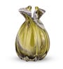 Olive Harmony Glass Vase