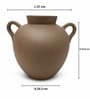 Olive Jaune Minimalist Dual-Handle Modern Decorative Tabletop Flower Vase