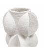 Olive Jaune Modern Textured Polyresin Sculptural Flower Vase