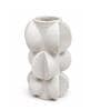 Olive Jaune Modern Textured Polyresin Sculptural Flower Vase