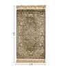 Olive Persian 2x3 Feet Machine Made Runner