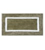 Olive Polyester Machine Made 60x40 cm Bath Mat