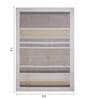 Olive Stripes Polypropylene 7 ft x 5 ft Machine Made Carpet