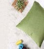 Olive Velvet Solid 16x16 inches Cushion Covers (Pack of 5)