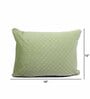 Olive Velvet Solids 18x12 inches Cushion Covers (Pack of 2)