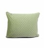 Olive Velvet Solids 18x12 inches Cushion Covers (Pack of 2)