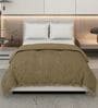 OliveandBrown Polyester Solid 200 GSM Double Bed Comforter