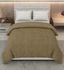 OliveandBrown Polyester Solid 200 GSM Double Bed Comforter