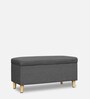 Oliver Bench in Dark Grey Colour with Storage