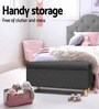 Oliver Bench in Dark Grey Colour with Storage