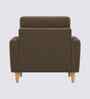 Oliver Boucle Fabric Lounge Chair In Brown Colour