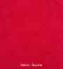Oliver Boucle Fabric Lounge Chair In Red Colour