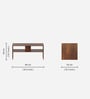 Oliver Coffee Table In Brown Maple Colour