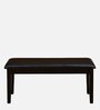 Olivia  Solid Wood 4 Seater Dining Set with Bench in Brown Finish