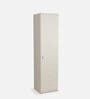 Olivia 1 Door Wardrobe in Frosty White Finish