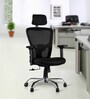 Olivia Ergonomic Chair in Chrome Black Colour