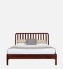 Olivia King Size Bed In Brown Finish
