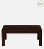 Olovi Sheesham Wood Coffee Table In Scratch Resistant Walnut Finish