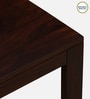 Olovi Sheesham Wood Coffee Table In Scratch Resistant Walnut Finish