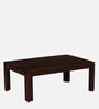 Olovi Sheesham Wood Coffee Table In Scratch Resistant Walnut Finish